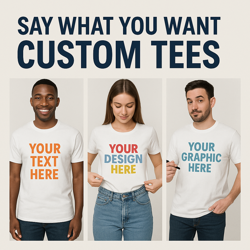 Customize Your Shirt Or Hoodie, The Way You Want It!